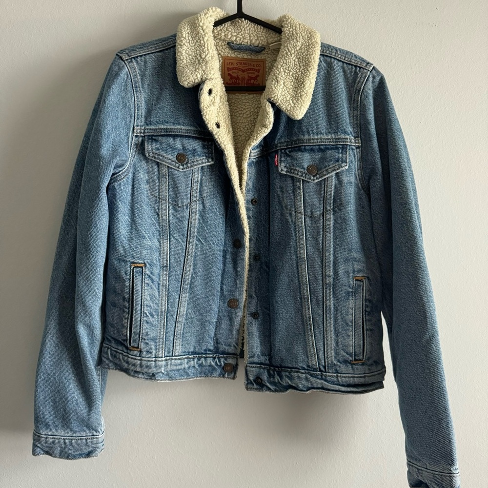 Vintage Levi’s denim sherpa